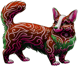 Starlit Raven Corgi, stage 3